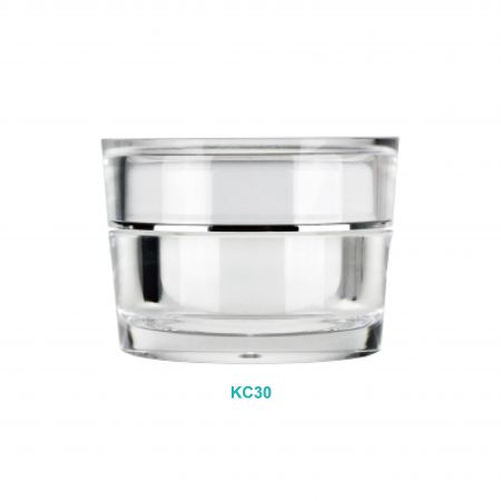 30ml 壓克力圓形化妝品罐 - 30ml 壓克力圓形化妝品罐