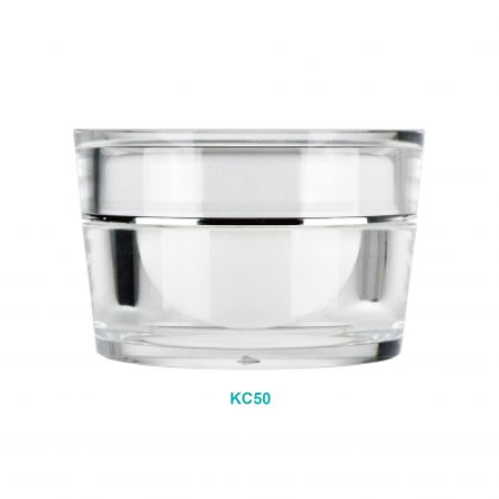 50ml Acrylic Round Cream Jar