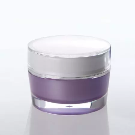 PMMA Cream Jar with Straight Cap - PMMA Cream Jar with Straight Cap