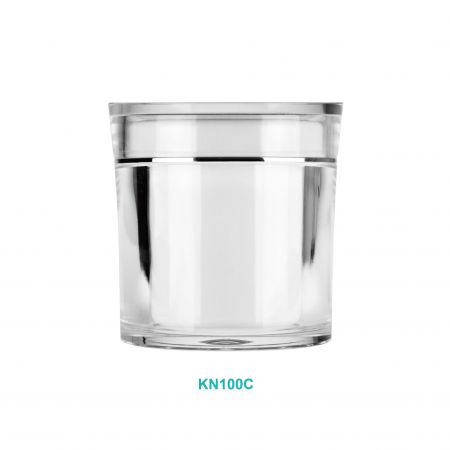 100ml Acrylic Round Cream Jar - 100ml Acrylic Round Cream Jar