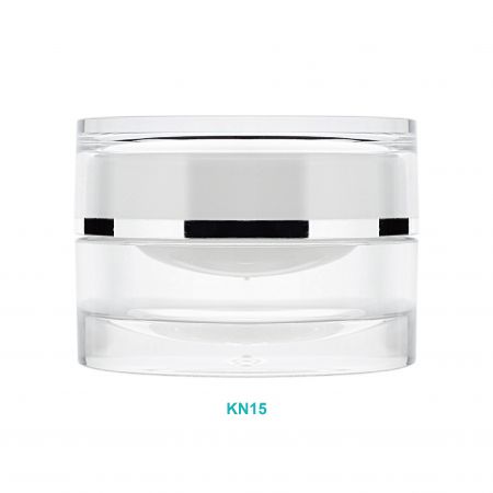 15ml Acrylic Round Cream Jar