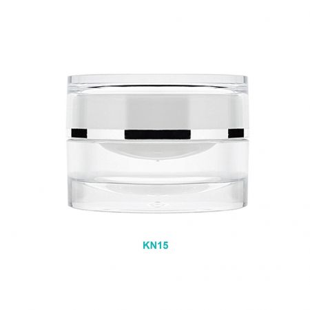 15ml 壓克力圓形乳霜罐 - 15ml 壓克力圓形乳霜罐