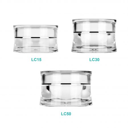 Toples Krim Kurva PMMA dengan Tutup Kerucut