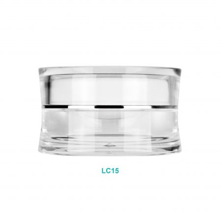 15ml Acrylic Round Curve Cream Jar - 15ml Acrylic Round Curve Cream Jar