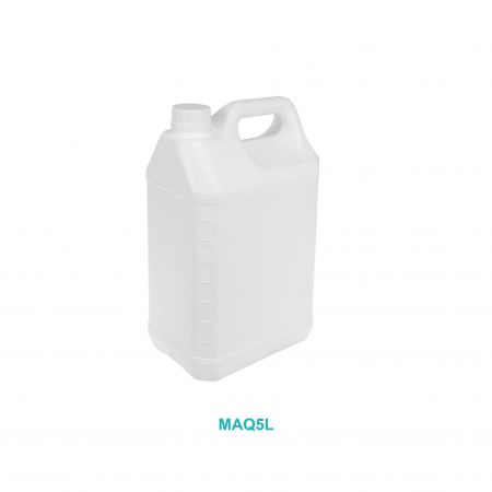 5公升 HDPE 方形塑膠桶 - 5L HDPE 酒精分裝桶