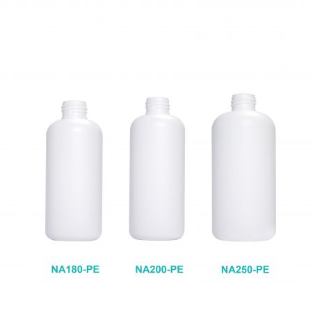 HDPE Boston Round Lotion Bottle NA-PE SIZE.
