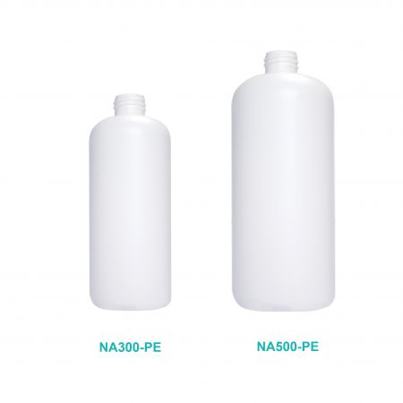 HDPE Boston Round Lotion Bottle NA-PE SIZE.