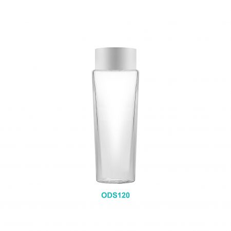 Botella cosmética diseñada de 120 ml