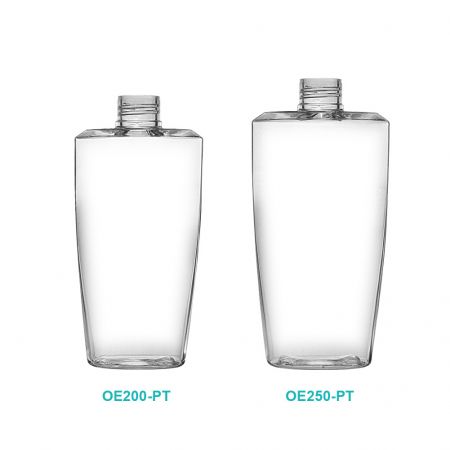 Botella cosmética de arco redondo PETG