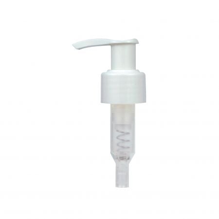 White PP Lotion Pump - Lotion Pump PT24410W-F0-1。
