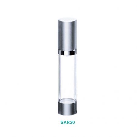 20ml Airless Bottle Silver Color - 20ml Airless Bottle Silver Color