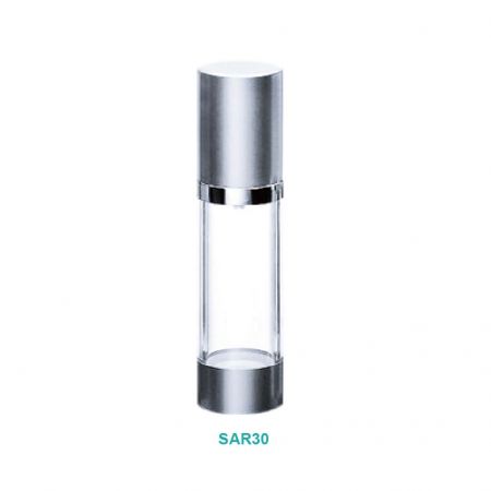 30ml Airless Bottle Silver Color