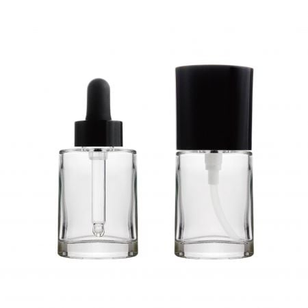 30ml Oval Glass Dropper Bottle