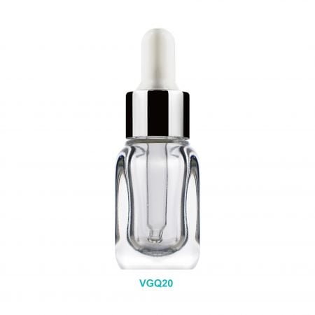 20ml Square Glass Dropper Bottle - Square 20ml Dropper Bottle