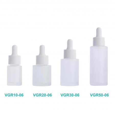 Zylindrische Glasflasche