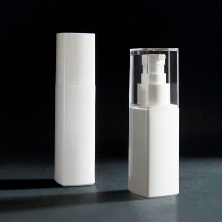 Bouteille airless carrée
