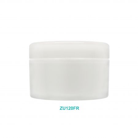 Tarro redondo de crema de 120 ml con bi-inyección - Tarro redondo de crema de 120 ml con bi-inyección
