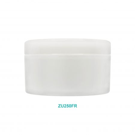 Tarro redondo de crema de 250 ml con bi-inyección - Tarro redondo de crema de 250 ml con bi-inyección