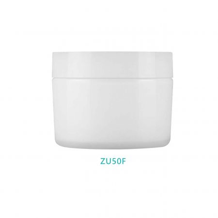 Barattolo rotondo da 50 ml per crema a doppia iniezione - Barattolo rotondo da 50 ml per crema a doppia iniezione