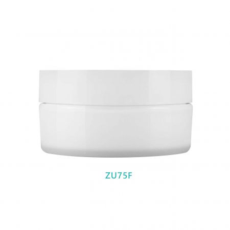 Barattolo rotondo da 75 ml con bi-iniezione per crema