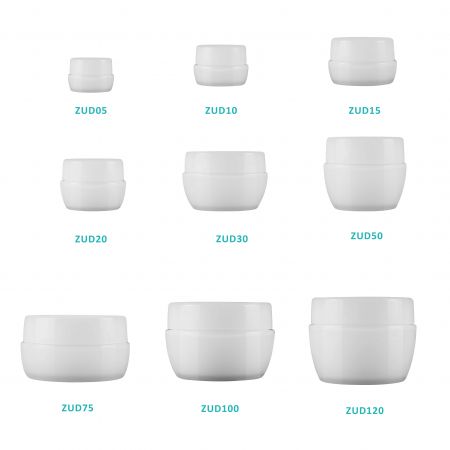 डबल लेयर क्रीम जार