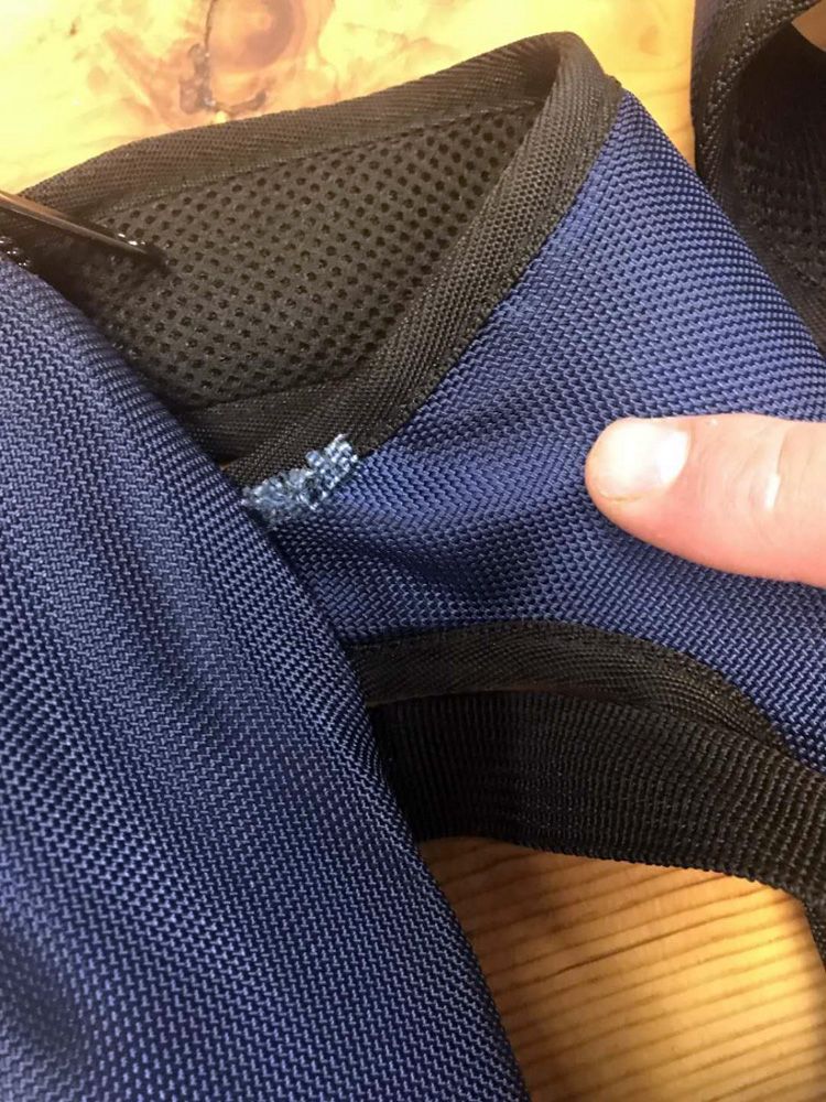 Frayed Back Strap