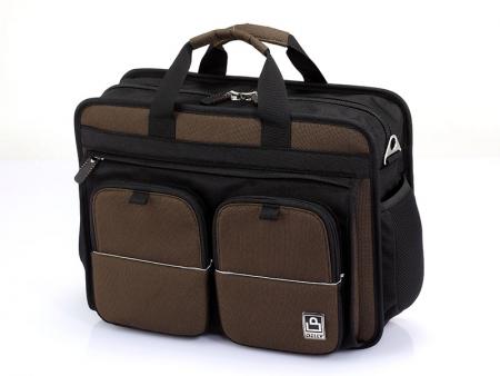 حقيبة الكمبيوتر المحمول بحجم 15 بوصة مع جيوب بحزام مغناطيسي - حقيبة الكمبيوتر المحمول للأعمال بحجم 15 بوصة