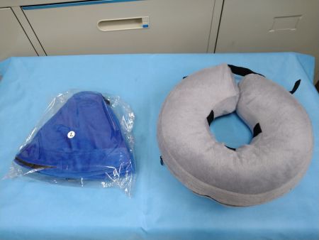 充氣式動物護頸套兩種顏色可以選擇