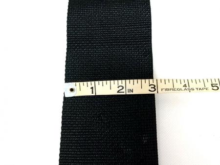 3" wide shoulder strap.
