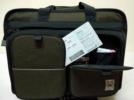 磁條口袋示意圖。