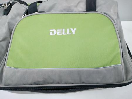 Frontlommens stribe af reflekterende tape.