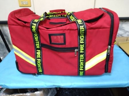 Personnalisation de sacs pour pompiers