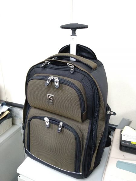 大容量兩輪單管後背拉桿工具袋/旅行袋