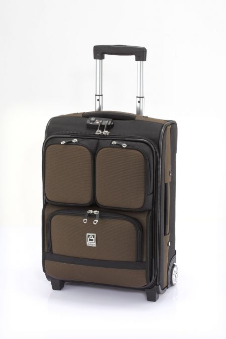 20" Handbagage med flera ytterfickor - Lätt att lagra eller ta ut varor