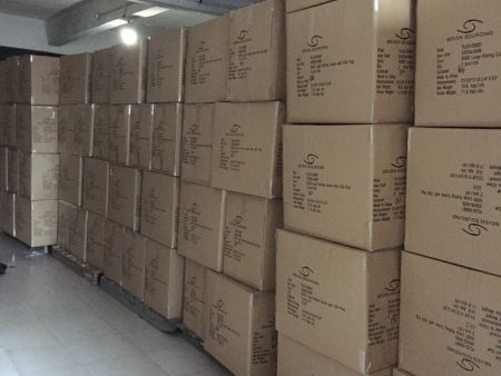 Lager zur Aufbewahrung von Fertigprodukten