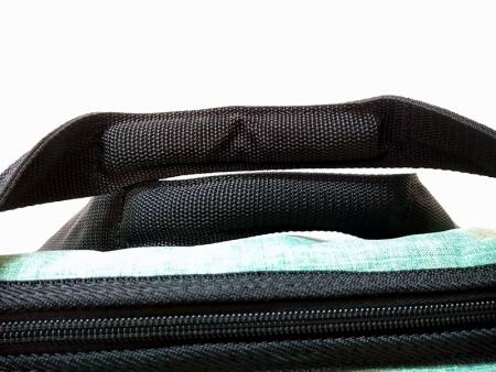 Foam strip inside the handle.