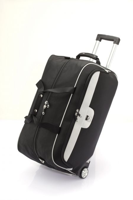 24" Opvouwbare Reistas met 2 Wielen - 24" Tweewielige Opvouwbare Duffel