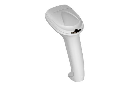 High-performance BD-1530HC scanner capturing barcodes from medical screens and labels.