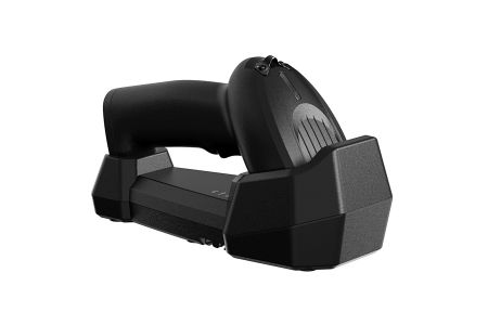 BD-9541BT-ESD Wireless ESD-Safe Barcode Scanner with Bluetooth Connectivity and Charging Cradle.