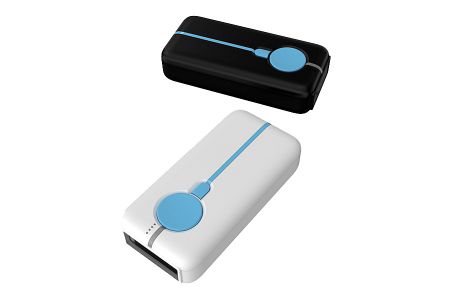 Portable Bluetooth barcode scanner with built-in timestamp function.