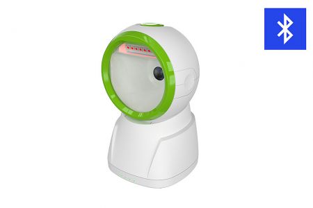 Portable DT-8600BT wireless POS barcode reader with long battery life for all-day use.