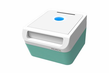 Surgical Instrument Barcode Scanner for Medical Device Tracking - Desktop scanner with USB‑KB interface.