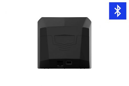Rear View of DT-9800BT High-Speed Wireless 2D Barcode Scanner with Desktop Design.