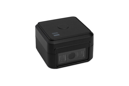 Compact FX-30C barcode reader designed for kiosks, lockers, and self-service terminals.