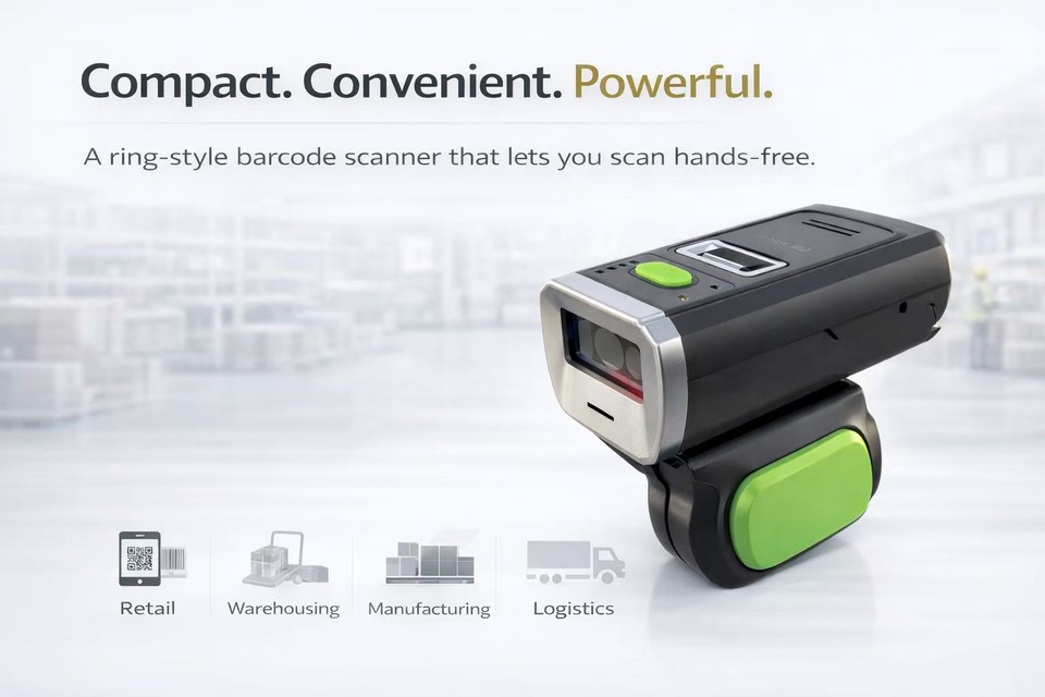 NUMA Launches NRS-60 Bluetooth 2D Wearable Ring Scanner — Compact Power ...