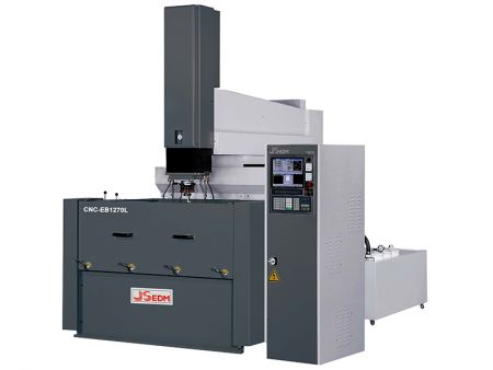 Kolon Hareketli Tip CNC EDM XYZ Seyahat 1200 / 700 / 500 - EB1270L, kullanıcıların orta boy kalıpları işleyebilmesine olanak tanıyan hareketli kolon tipi CNC EDM makinesidir.