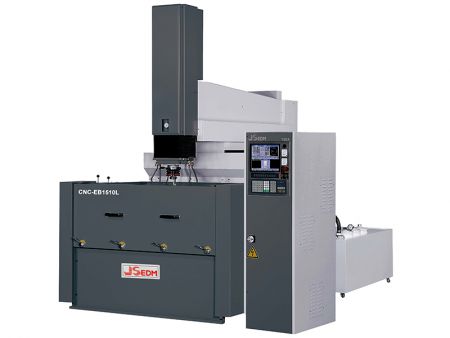 Kolon Hareketli Tip CNC EDM XYZ Seyahat 1500 / 1000 / 600 - EB1510L, kullanıcıların orta boy kalıpları işleyebileceği hareketli kolon tipi CNC EDM makinesidir.