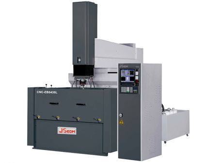 Kolon Hareketli Tip CNC EDM XYZ Seyahat 500 / 400 / 350 - EB5435L, kullanıcıların daha ağır iş parçalarını işlerken işleme stabilitesini sağlamak için hareketli kolon tipi bir CNC EDM makinesidir.