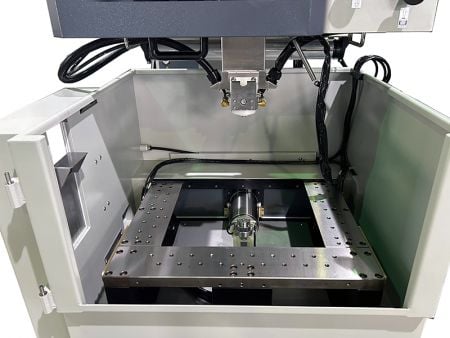 The surface accuracy of the workbench must be controlled within 0.01 mm per 200 mm at any position.