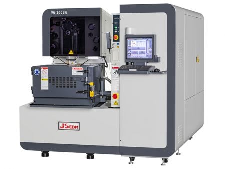 Submerge-Type Wire Cut EDM XYZ Travel 210 / 200 / 155 - The two-in-one design make the machine compact and streamlined, reducing the overall size of the machine.